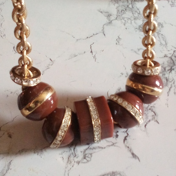 Vintage Chunky Statement Necklace - Picture 8 of 11